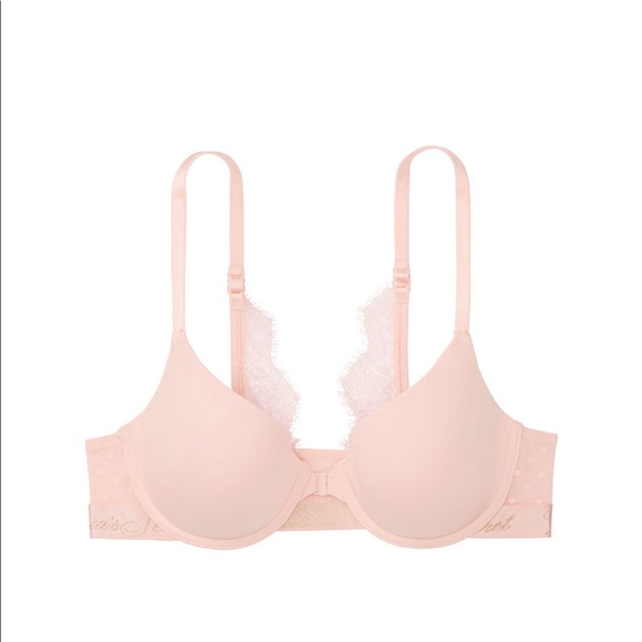 VS THE T-SHIRT Lightly Lined Demi Bra & Panty Set - Picture 3 of 10